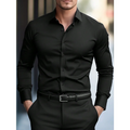 Men Casual White Shirt Brand Fashion